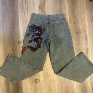 Women’s Low Rise Dragon Jeans